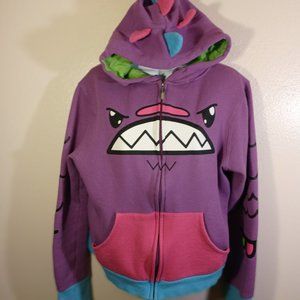 👾👾😱Rare! Authentic SO SO Happy Purple Zip-Up Hoodie  😱👾
